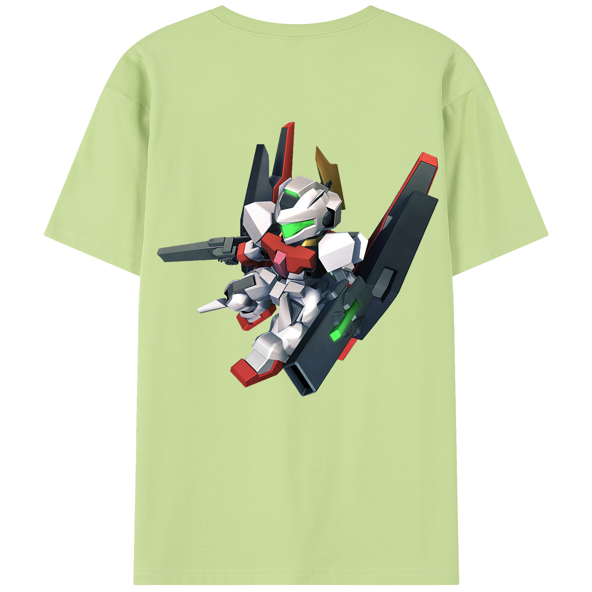 （画像用） 機動戦士ガンダム Mobile Suit Gundam 綿100％半袖Tシャツ（背面プリント）